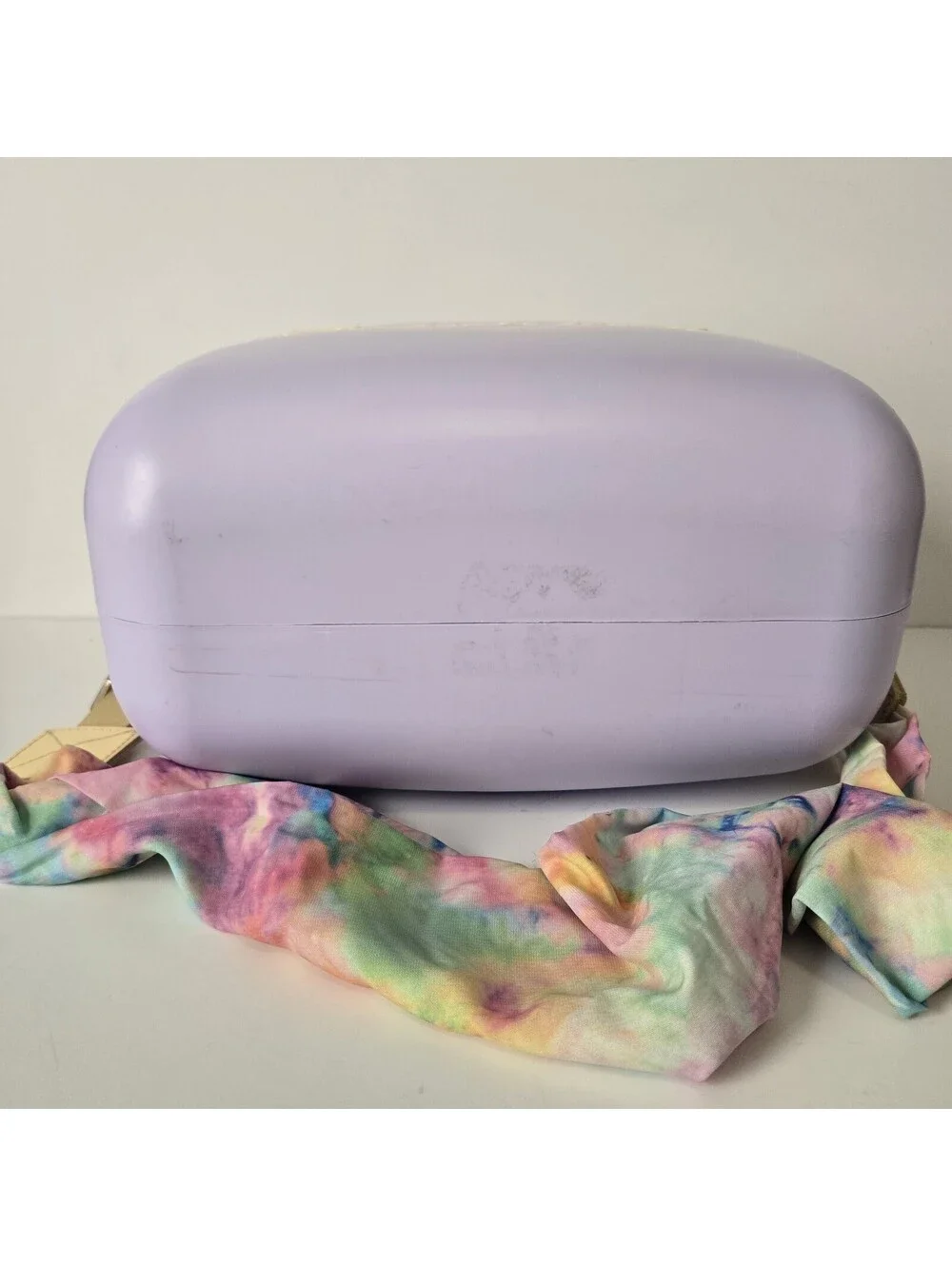 Polarbox Retro Design Small Portable Cooler Lilac & Yellow 6 Quart w/ Strap